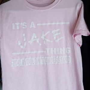 BOYS size medium (Team10 Jake Paul slogan shirt)